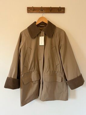 Skall Studio Women's Utility / Barn Jacket with Contrast Collar